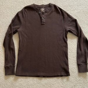 Old Navy Mens Small Brown Thermal